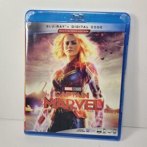 Captain Marvel Blu-ray plus digital code 2019 New Sealed Multi-Screen Edition